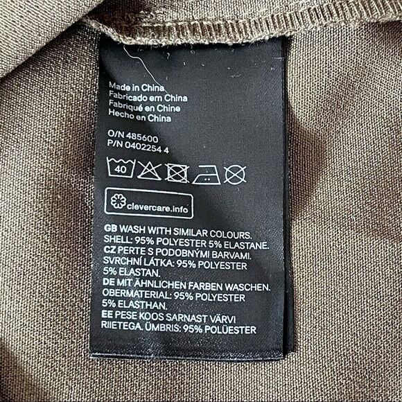 H&M Olive Green Scoop Neck Dress Size 12 - Picture 9 of 9